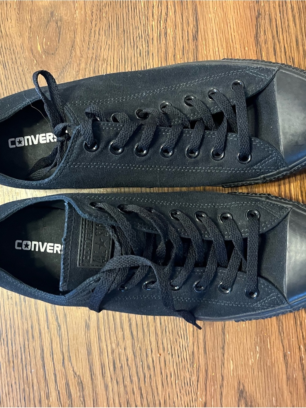 Converse Black Low-Top Canvas Sneakers - Picture 2 of 6